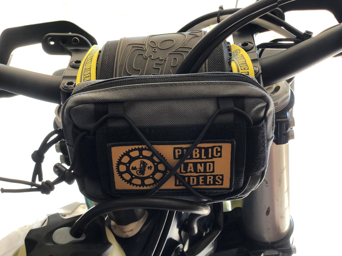 Grey Small Handlebar Bag