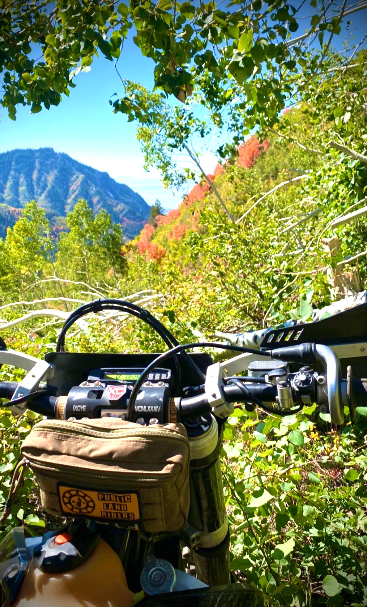Brown Medium Handlebar Bag