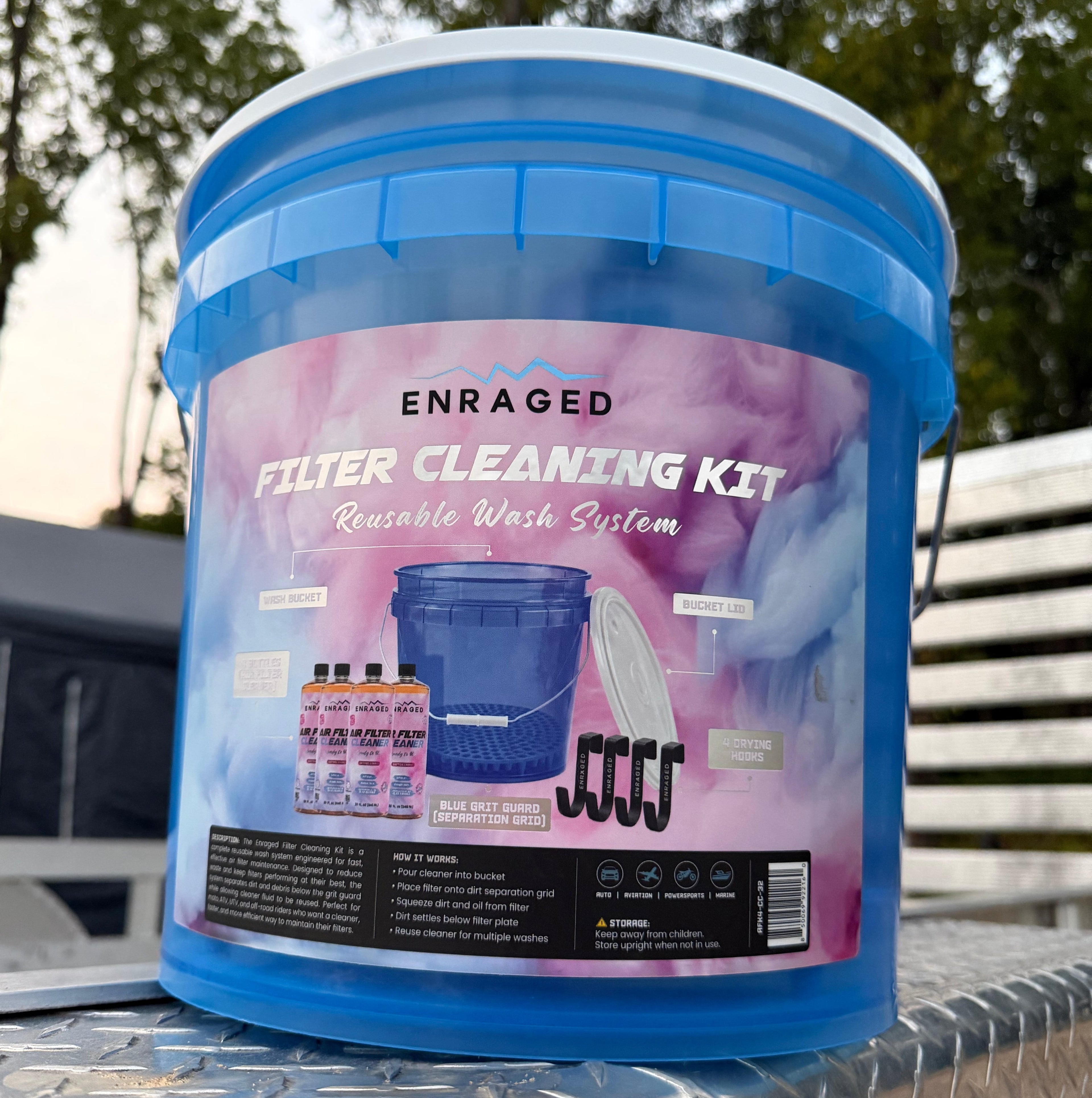 ENRAGED AIR FILTER CLEANING KIT