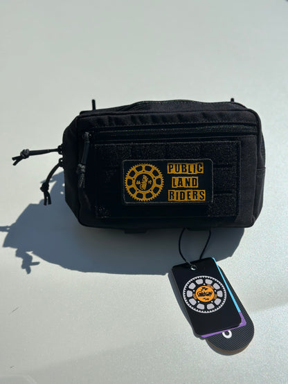 Black Woven Patch On Bag