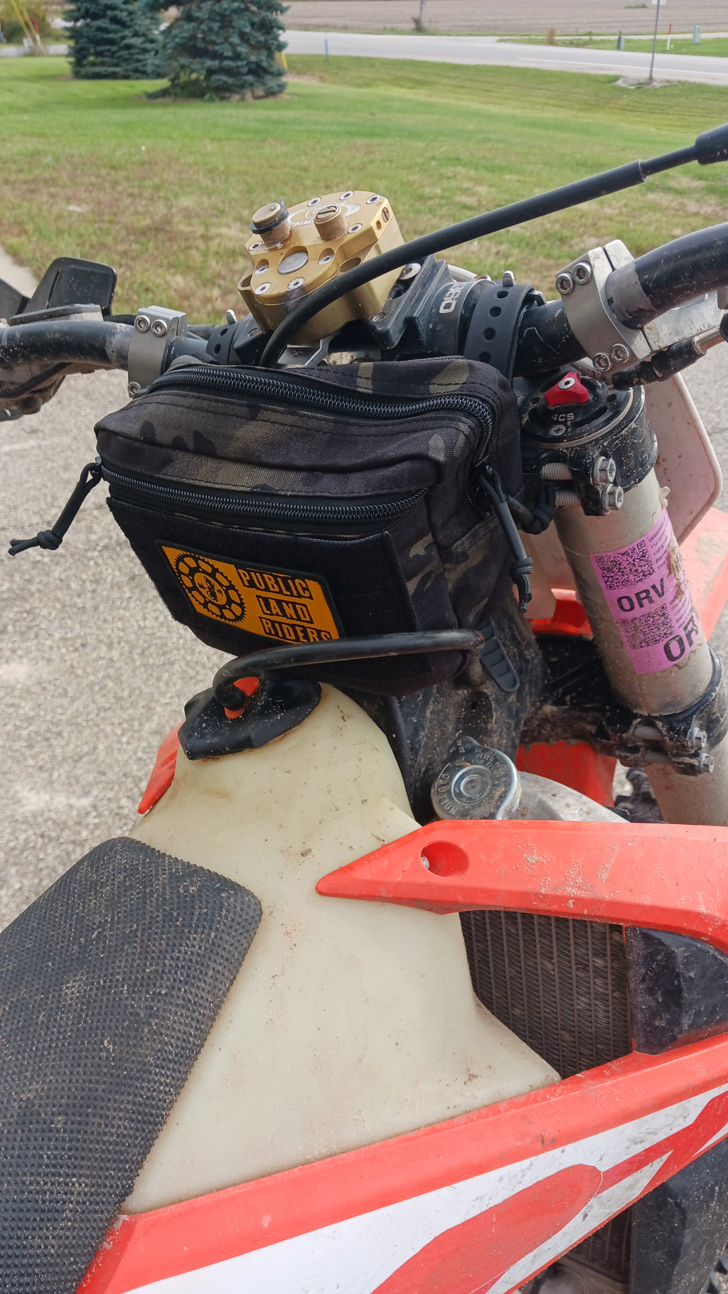 Black Camo Medium Handlebar Bag