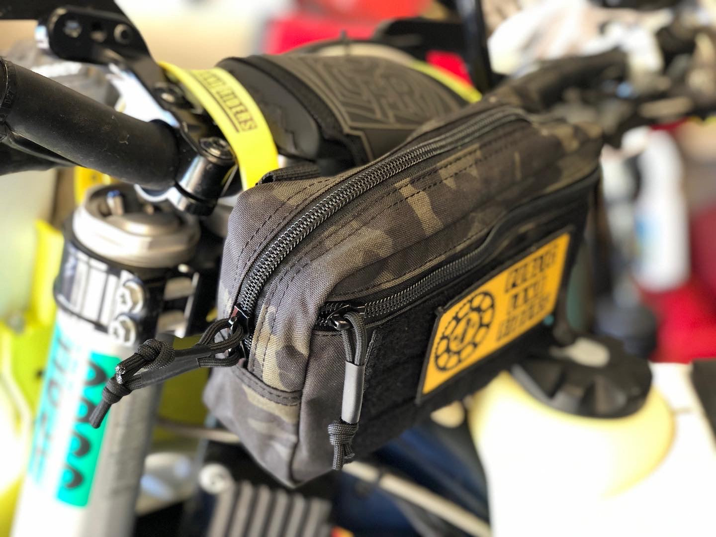 Black Camo Medium Handlebar Bag