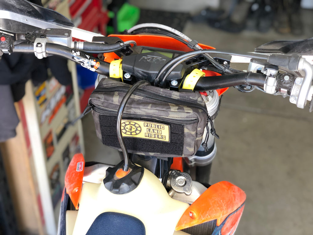 Black Camo Medium Handlebar Bag